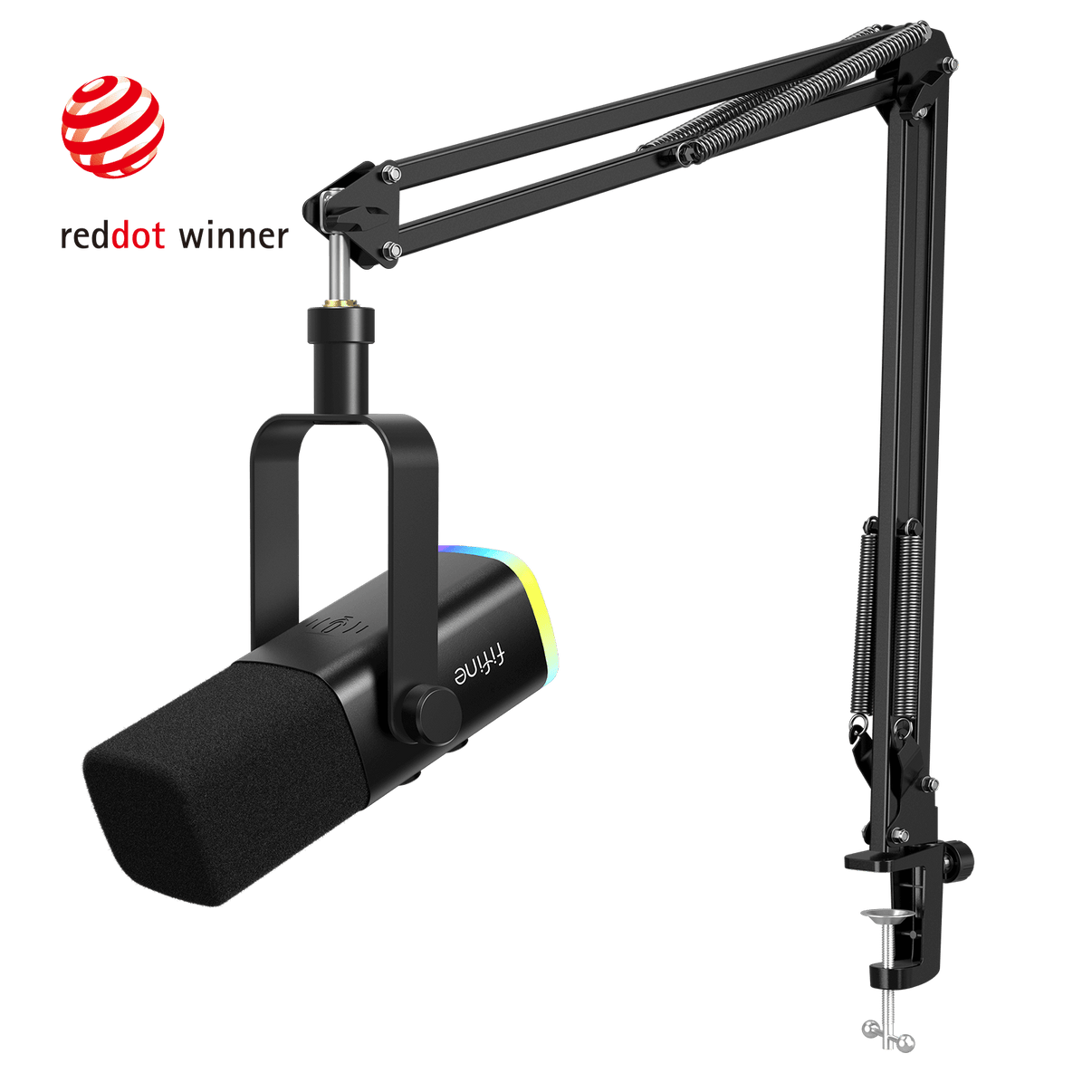 ###FIFINE Ampligame AM8T microphone in black