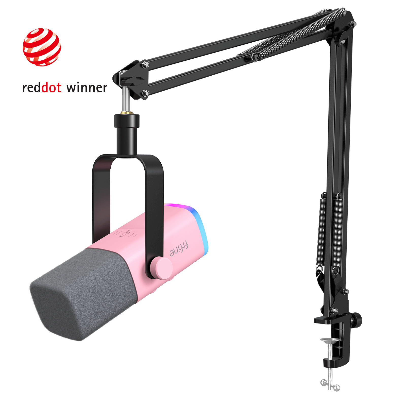 ###FIFINE Ampligame AM8T microphone in pink