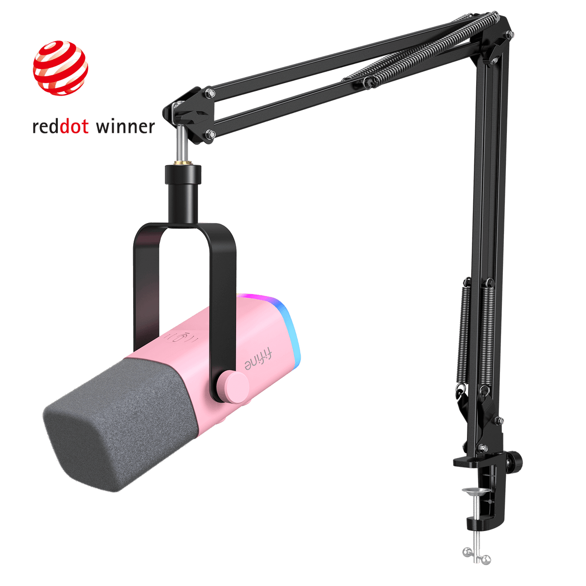 ###FIFINE Ampligame AM8T microphone in pink