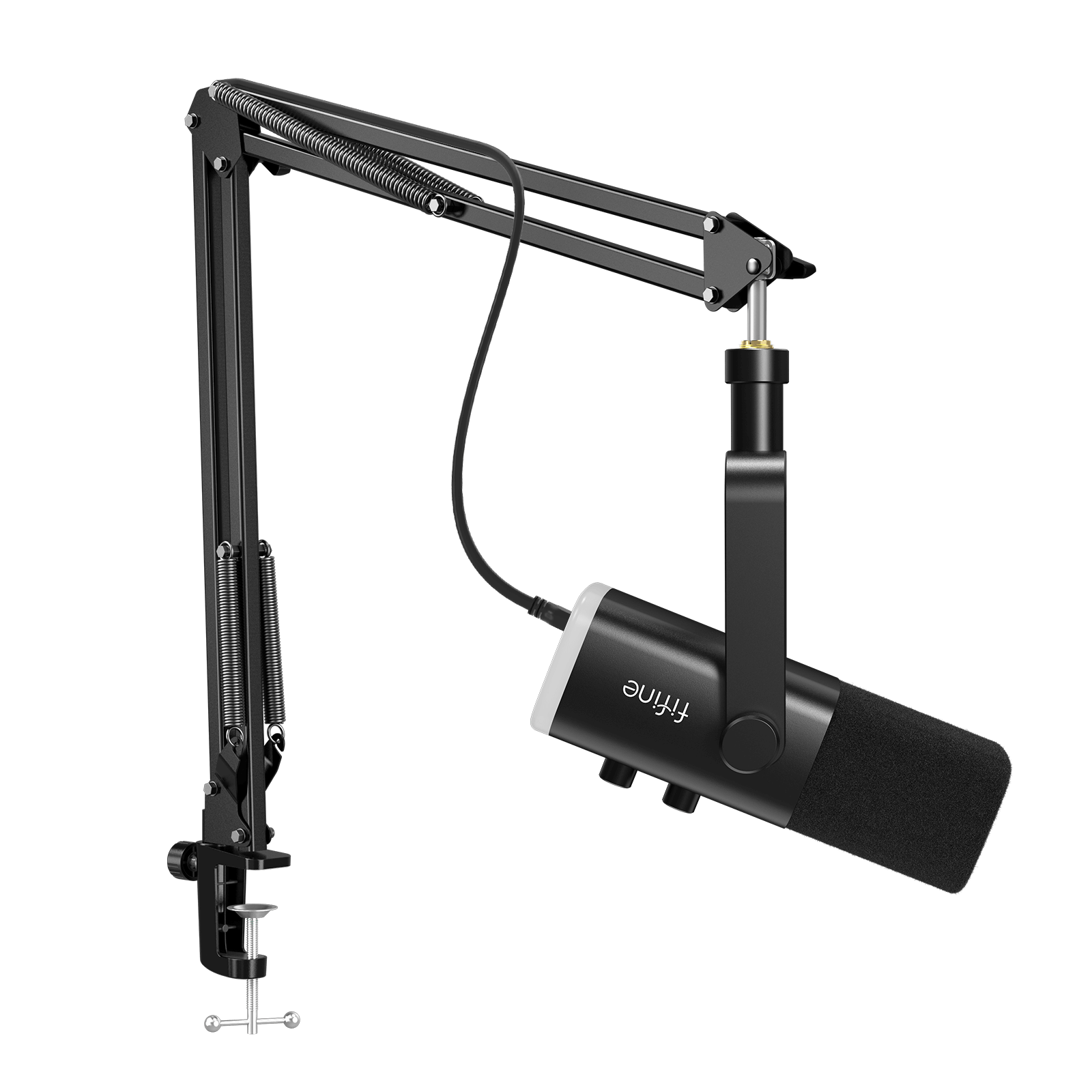 ###FIFINE Ampligame AM8T microphone in black