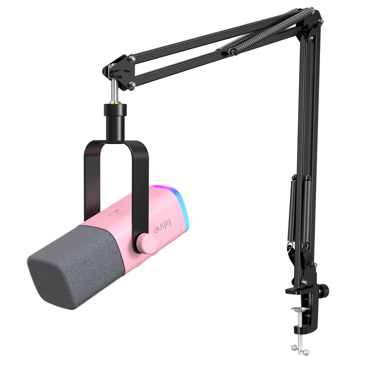###FIFINE Ampligame AM8T microphone in pink