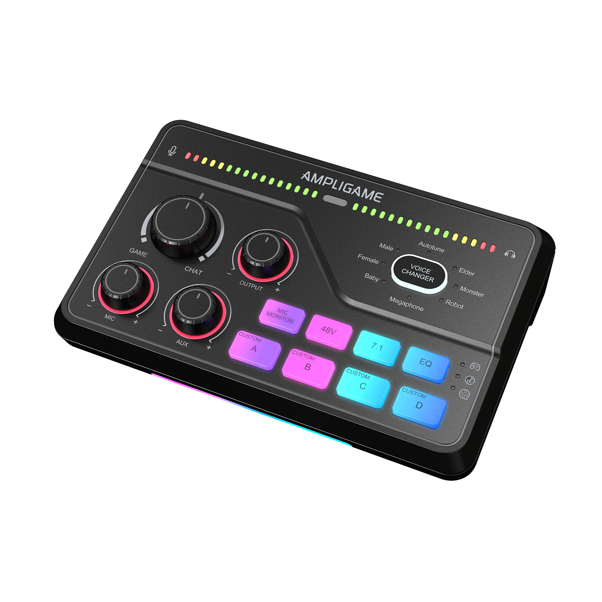 ###FIFINE ampligame SC8 audio mixer in black