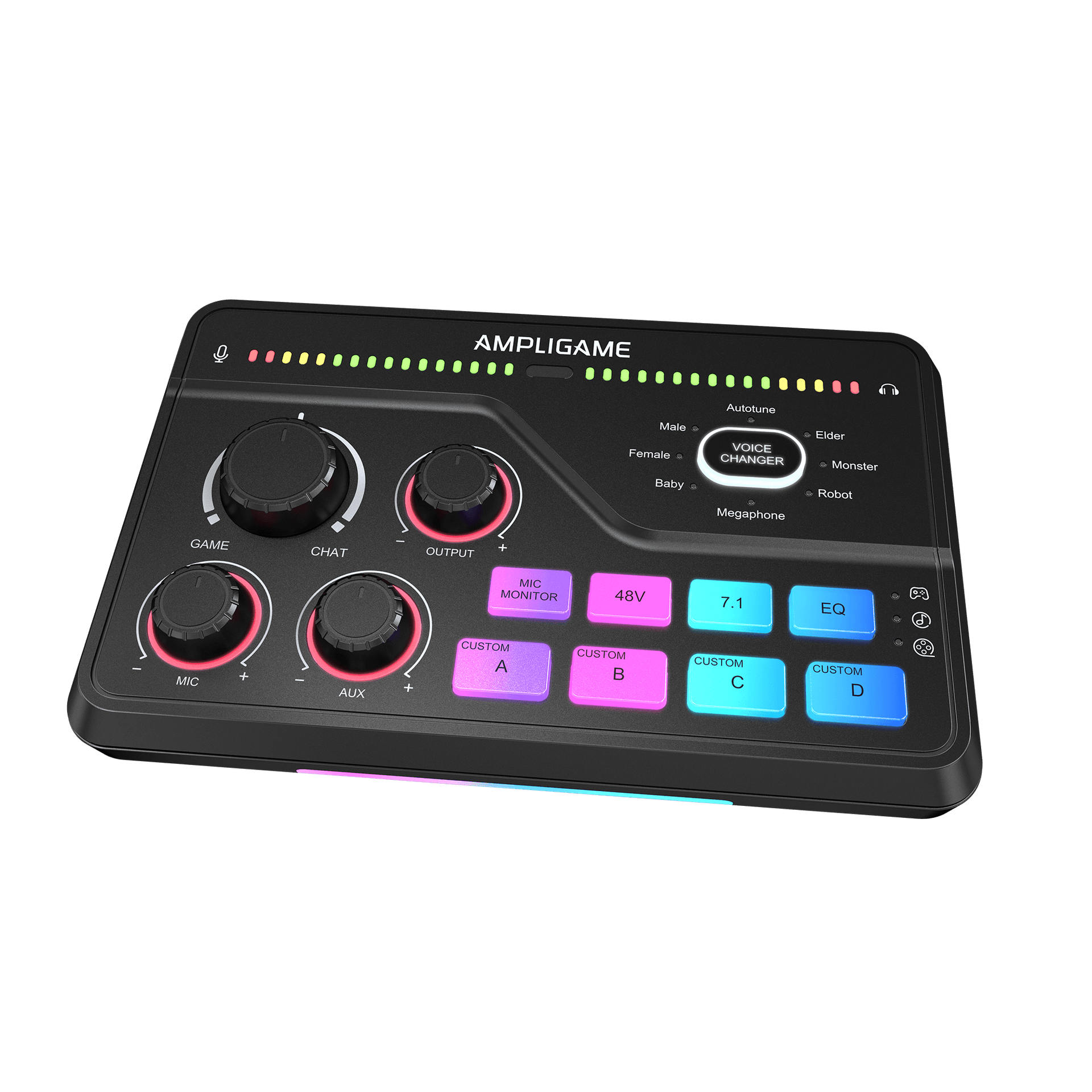 FIFINE AmpliGame SC8 Gaming Audio Mixer with RGB – FIFINE Official