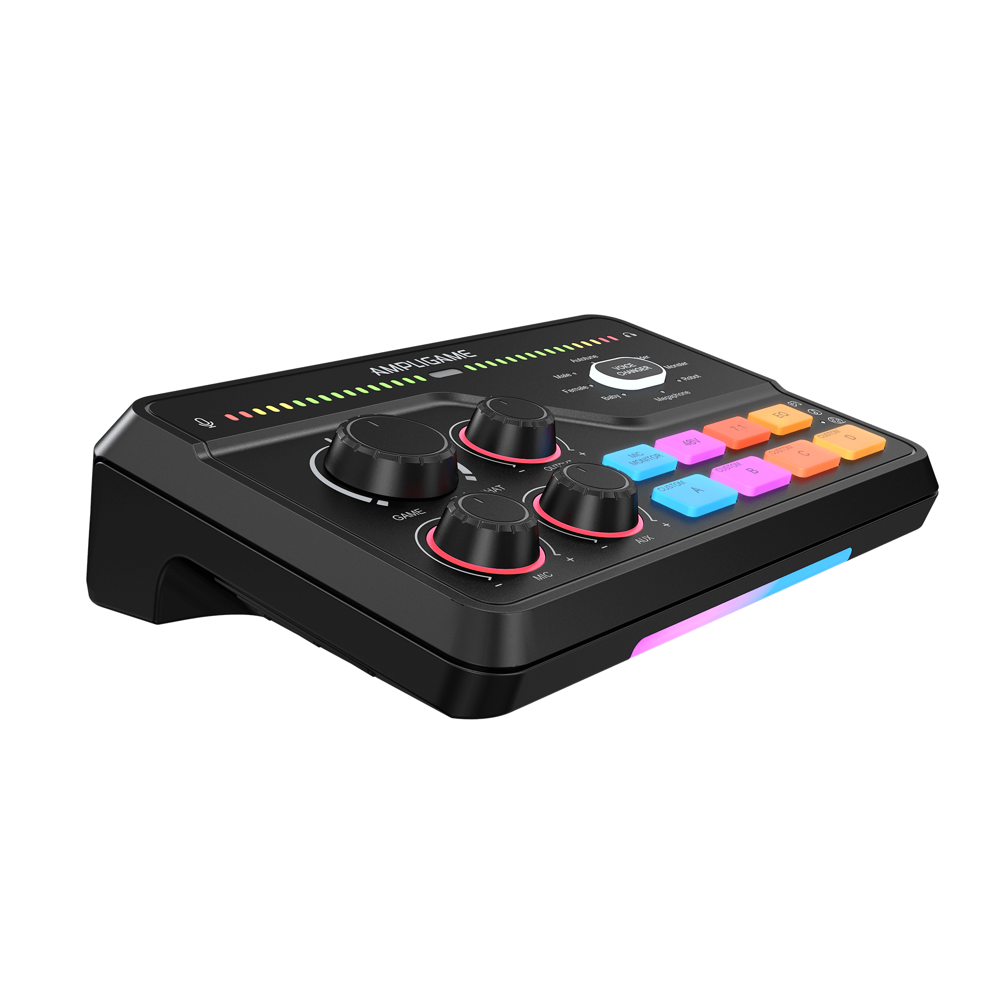 ###FIFINE ampligame SC8 audio mixer in black