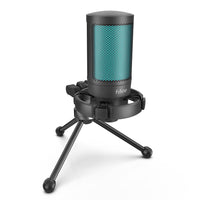 FIFINE AmpliGame A2 USB Microphone with Volume Dial, Shock Mount and Tripod Stand for Discord/Party Chat