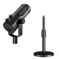 FIFINE AmpliTank Podcast Bunde: Tank6 Microphone+BS1 Desktop Mic Stand