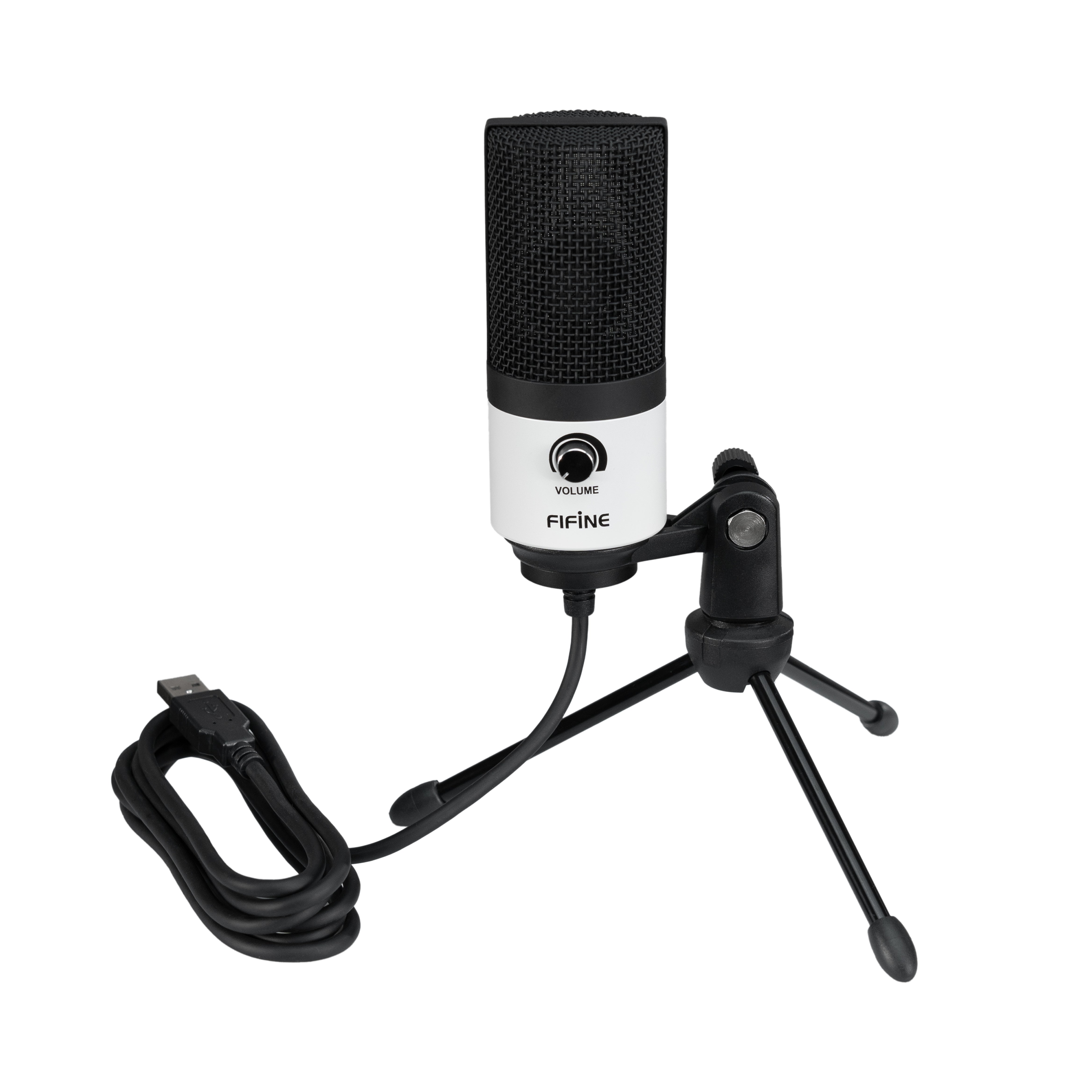 FIFINE K669 USB Microphone with Volume Dial for Streaming, Vocal Recording, Podcasting on Computer