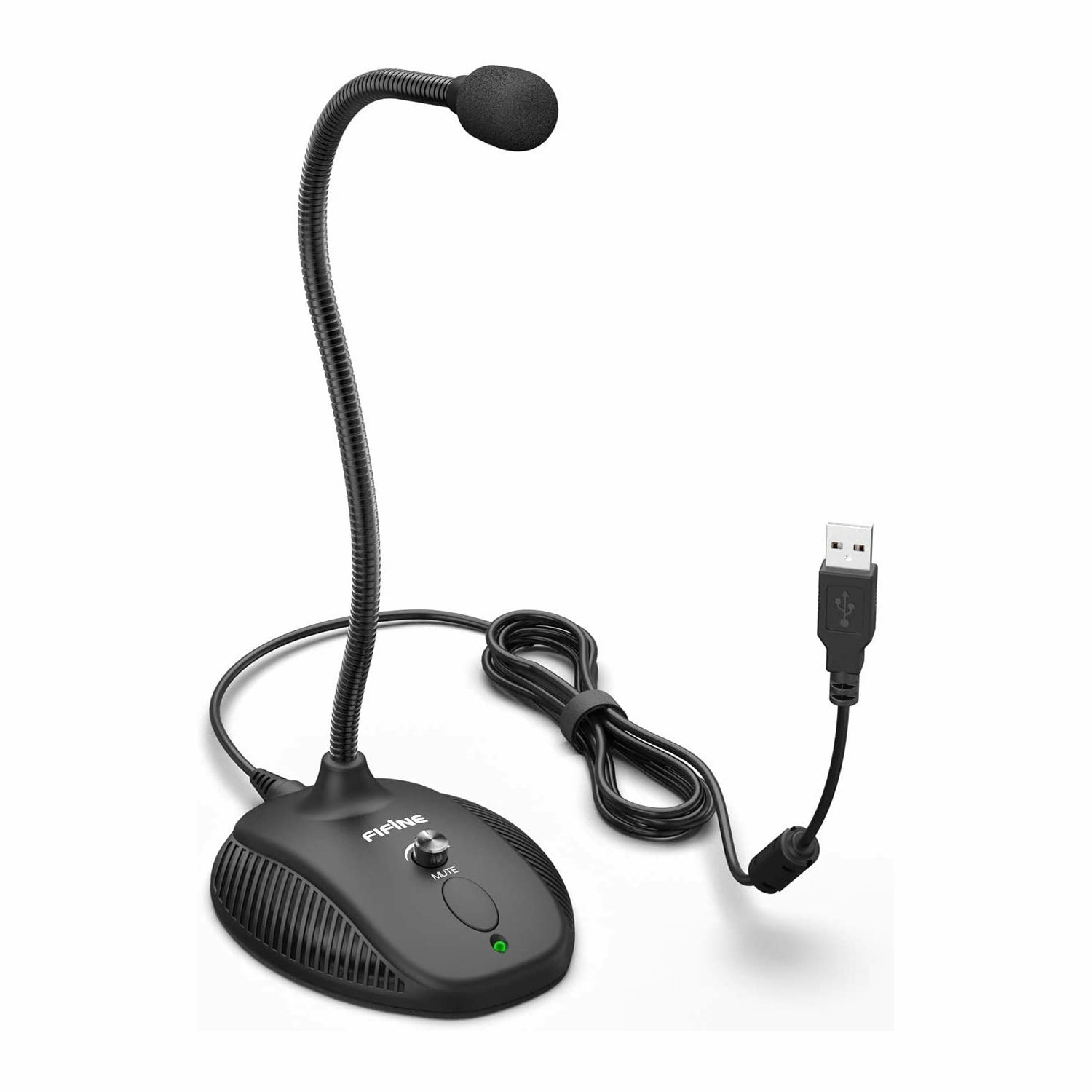 FIFINE USBマイク 配信録音用 動作確認済 アーム付 中古美品】FIFINE/USBコンデンサーマイクセット/T669 -DJ機材アナログ