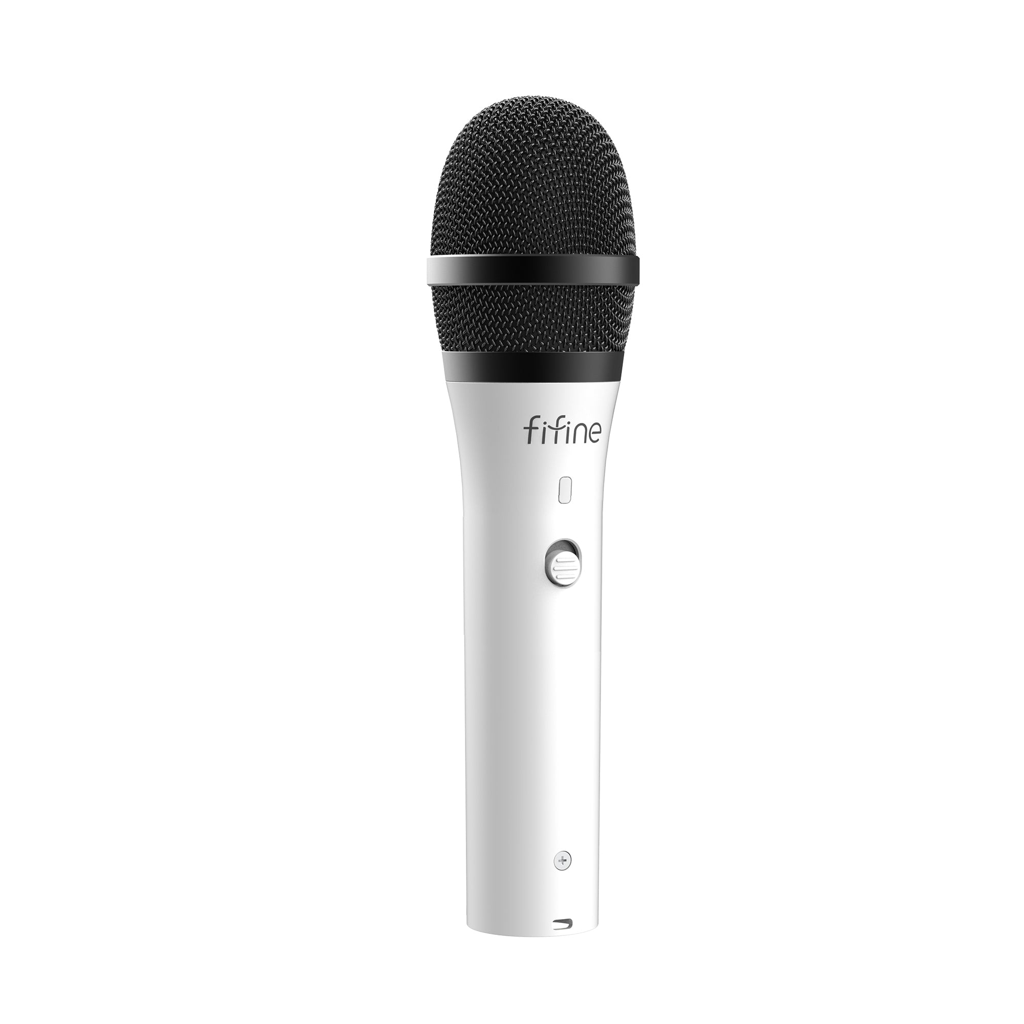 FIFINE Tank2 USB/XLR Handheld Dynamic Microphone with Height-adjustable Stand, On/Off Switch & Indicator