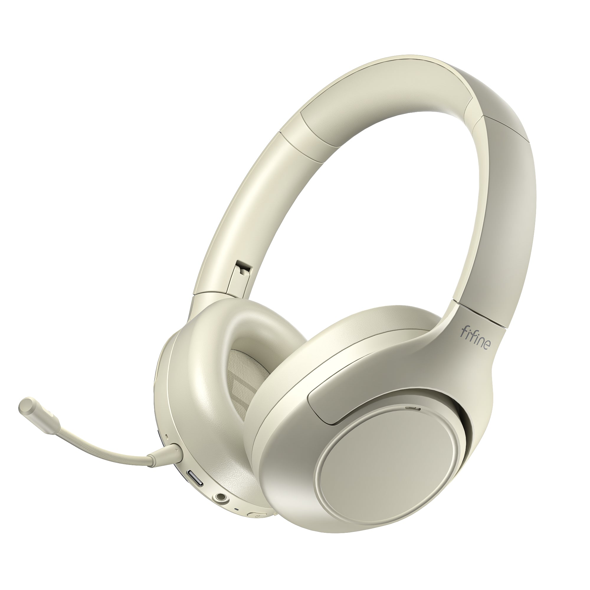 FIFINE X3 Over-ear Wireless Headphone with Active Noise Canceling, Bluetooth 5.2, Three Modes, Detachable Boom Microphone