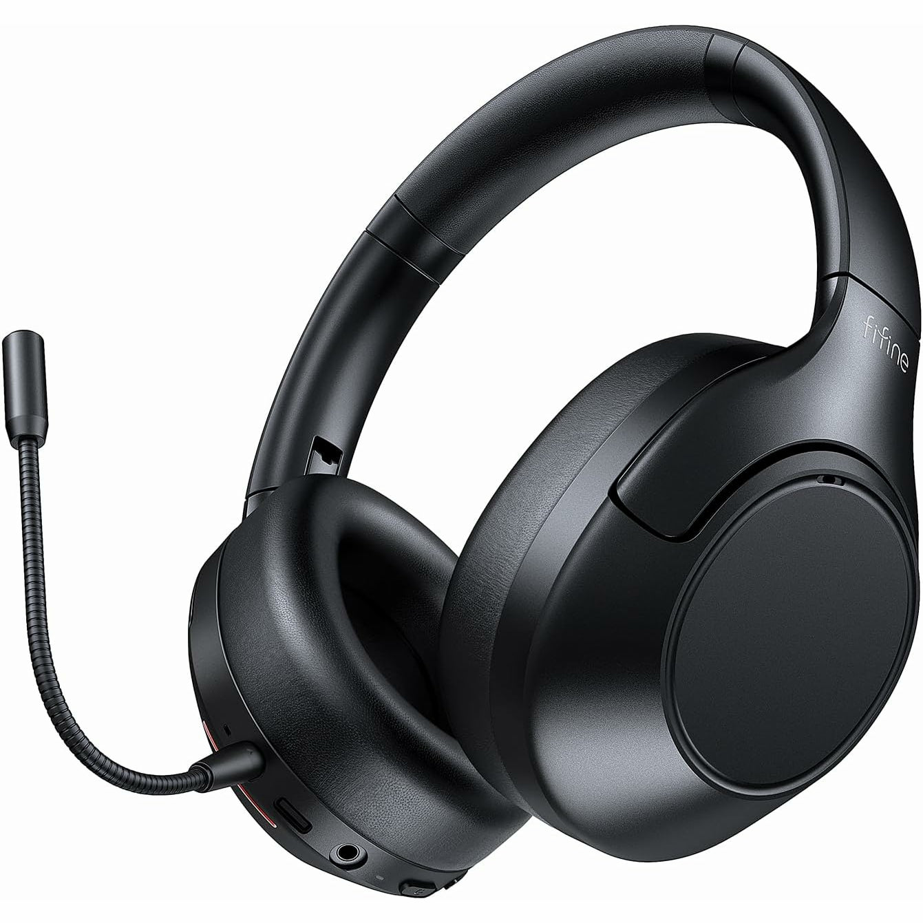 FIFINE X3 Over-ear Wireless Headphone with Active Noise Canceling, Bluetooth 5.2, Three Modes, Detachable Boom Microphone