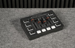 Fifine Microphone AmpliGame SC3 Audio Mixer with XLR/Headset Mic Input, Voice-changers, Sample Buttons, RGB for Gaming