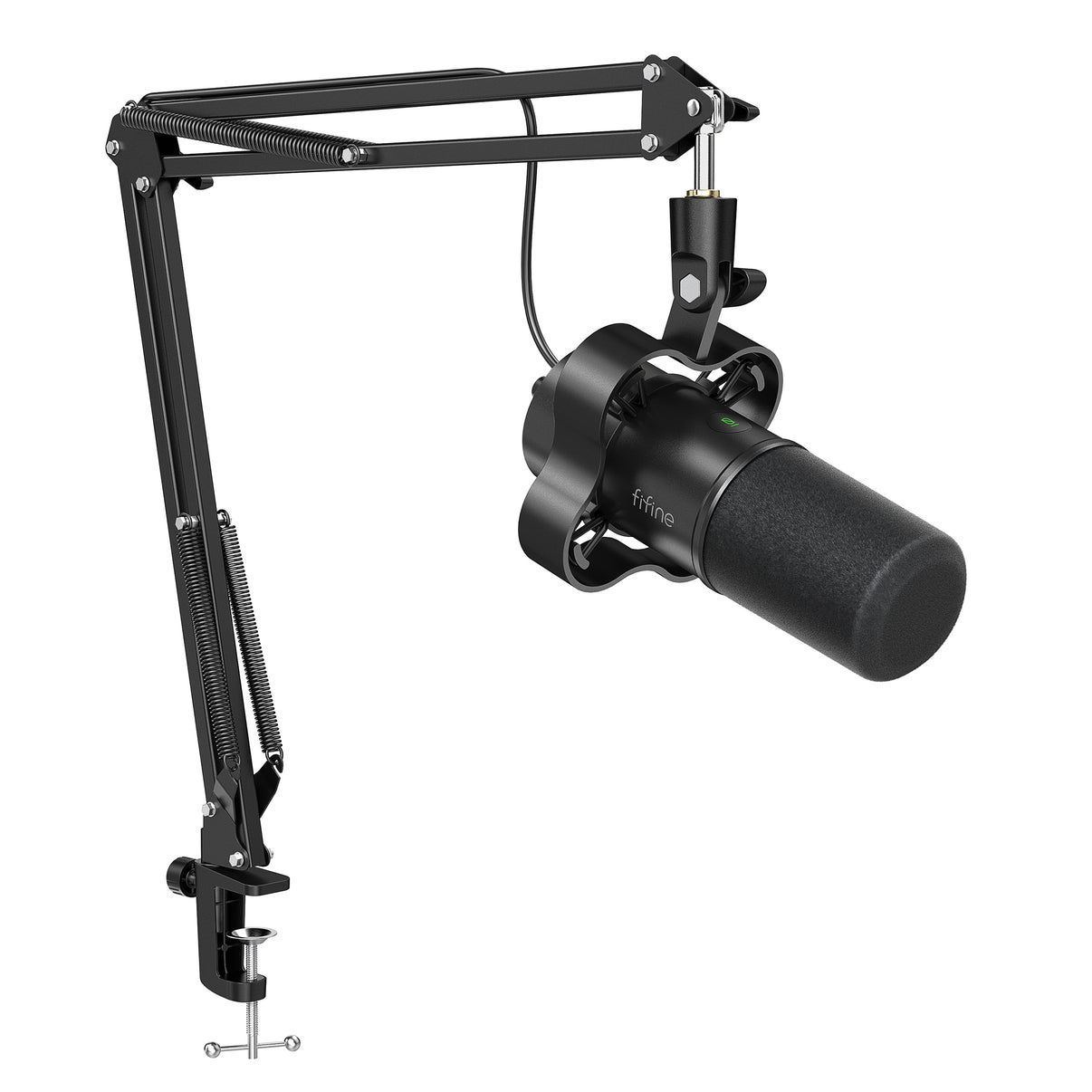 ###FIFINE K688NEO microphone with CS1 boom arm in black