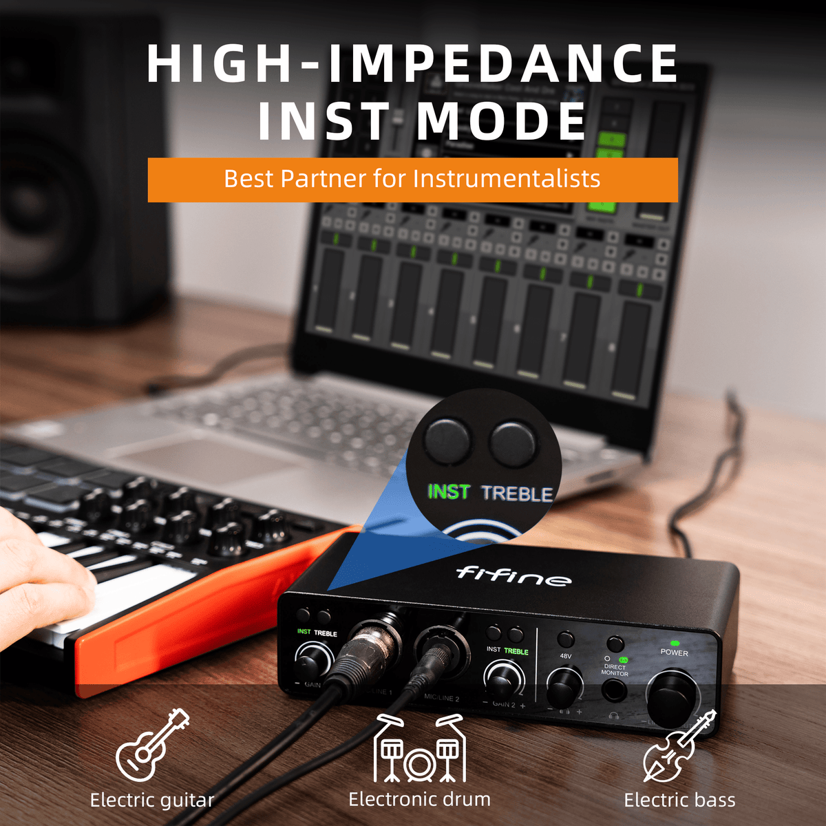 FIFINE AmpliTank Ampli3 XLR Audio Interface – FIFINE Official