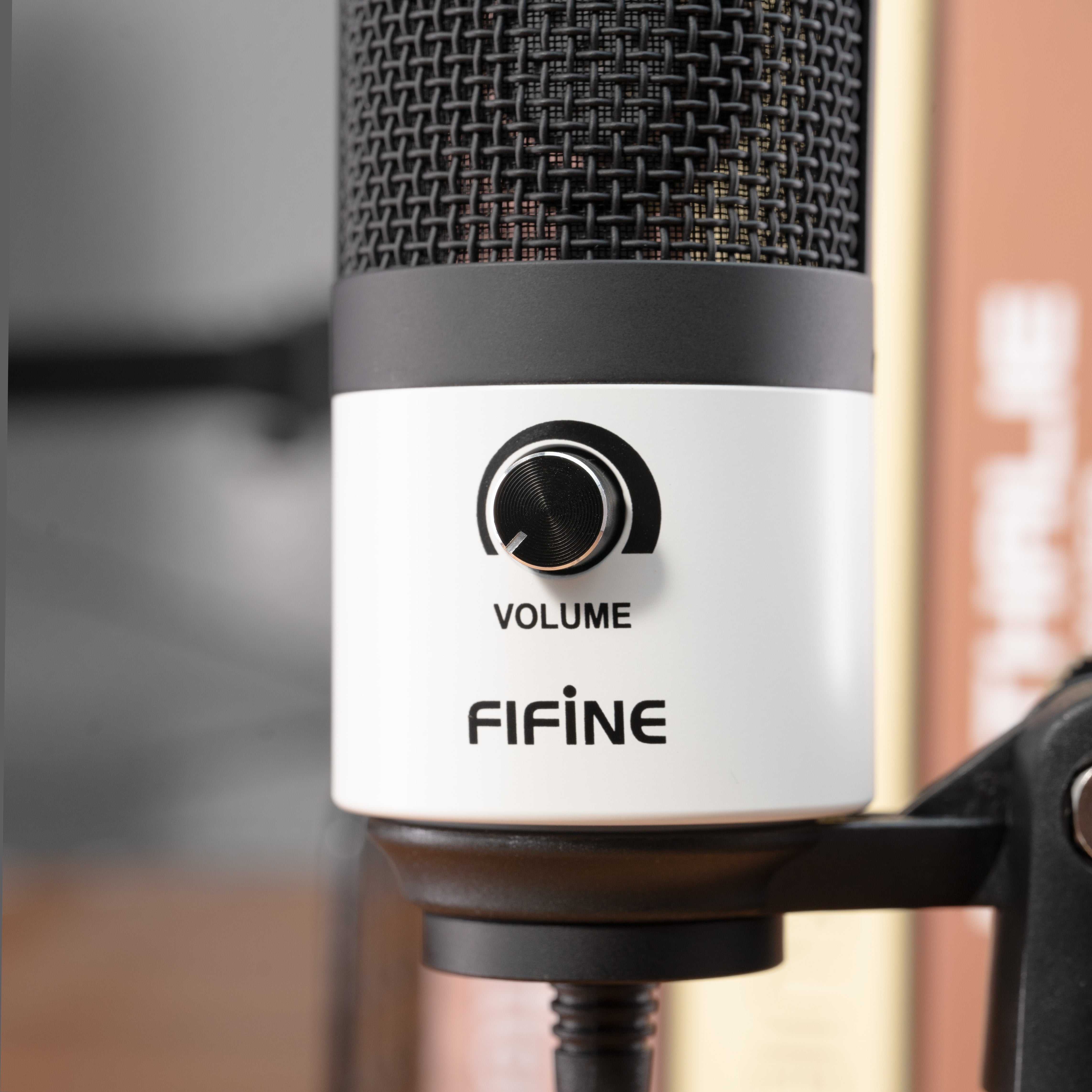 FIFINE K669 USB Microphone with Volume Dial for Streaming, Vocal Recording, Podcasting on Computer