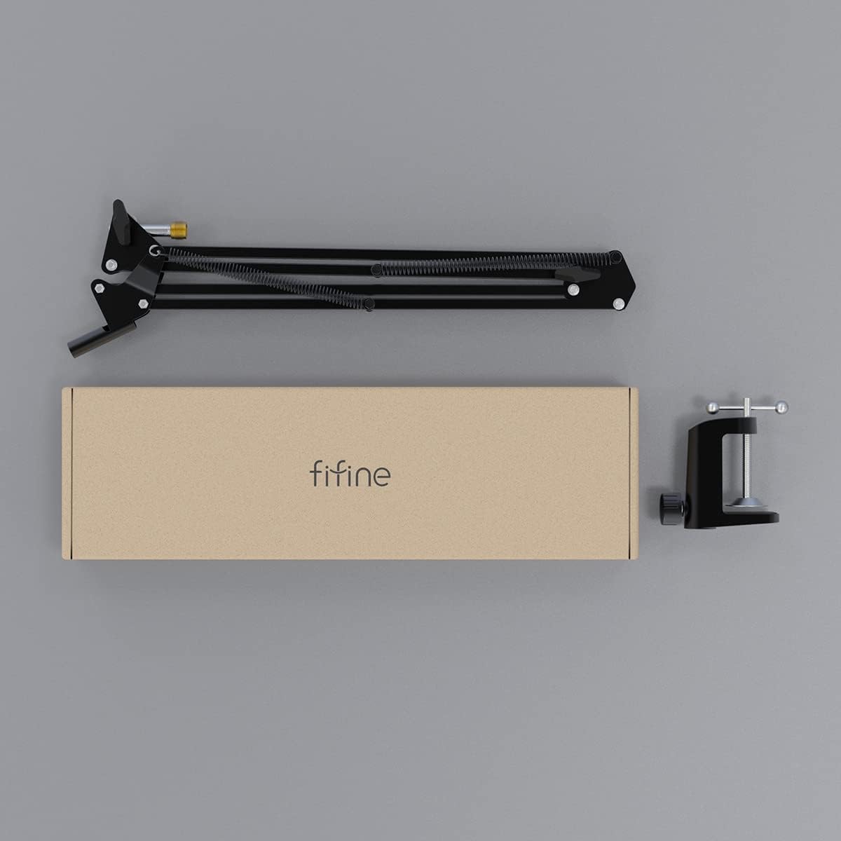 FIFINE CS1 Scissor Boom Arm Stand with 3/8