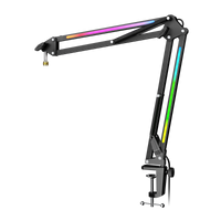 FIFINE AmpliGame BM38 RGB Microphone Boom Arm for Streaming & Gaming