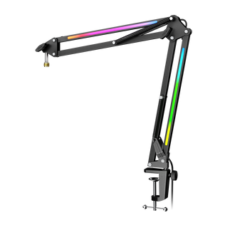 FIFINE AmpliGame BM38 RGB Microphone Boom Arm