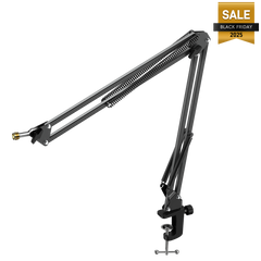 FIFINE CS1 Scissor Boom Arm Stand with 3/8