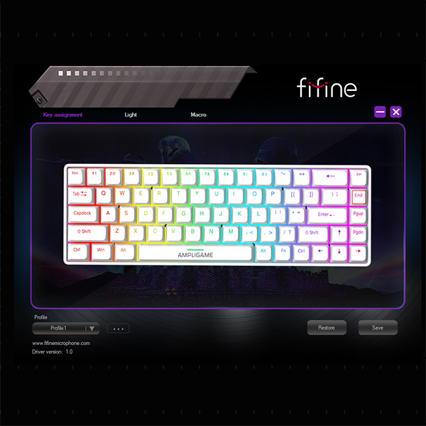 Fifine GK1 Klavye Özelleştirme