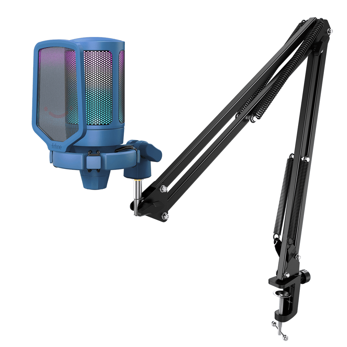 配信機器・PA機器・レコーディング機器 A6T GAMING MICROPHONE KIT fifine-A6T-microphone-kit-blue