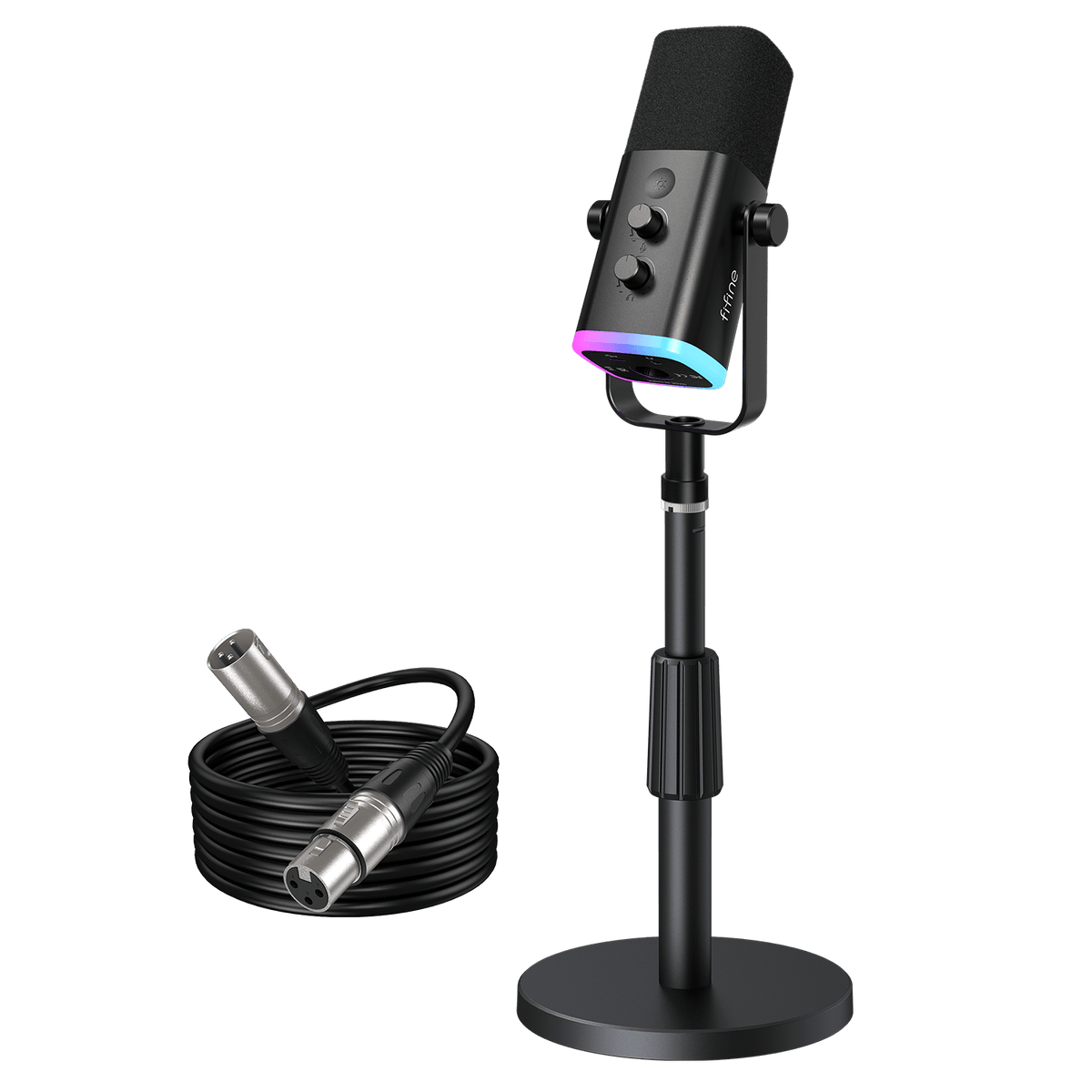 fifine-AM8-microphone-BS1-mic-