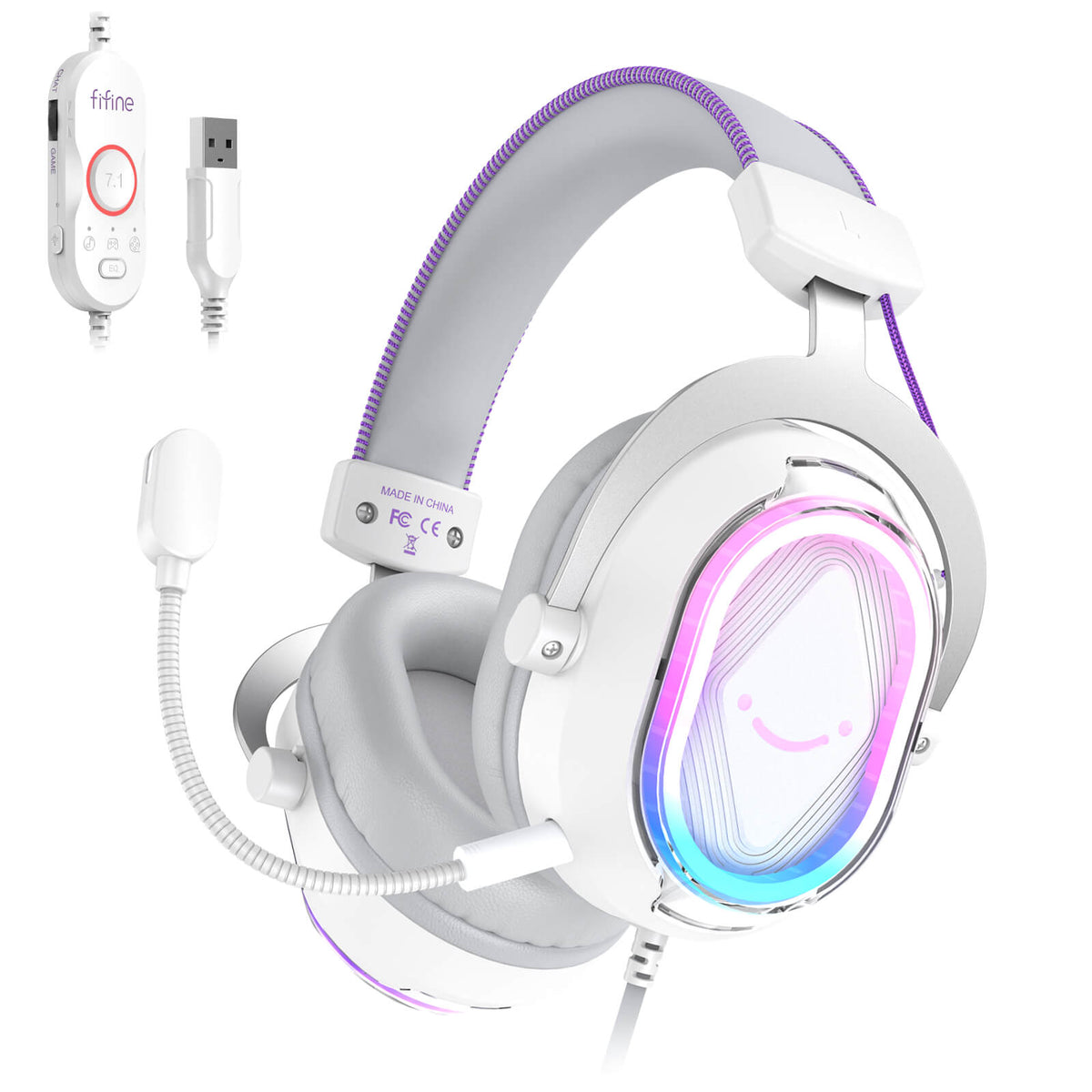 ###FIFINE H13 headset in white