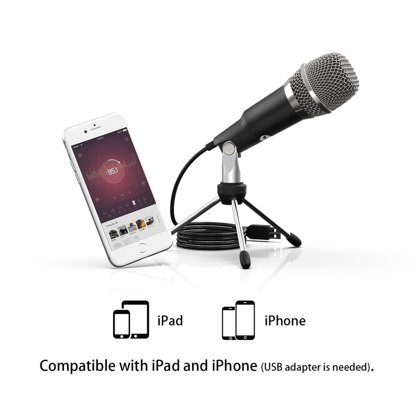 FIFINE K668 USB Condenser Microphone with Tripod Stand – FIFINE Official