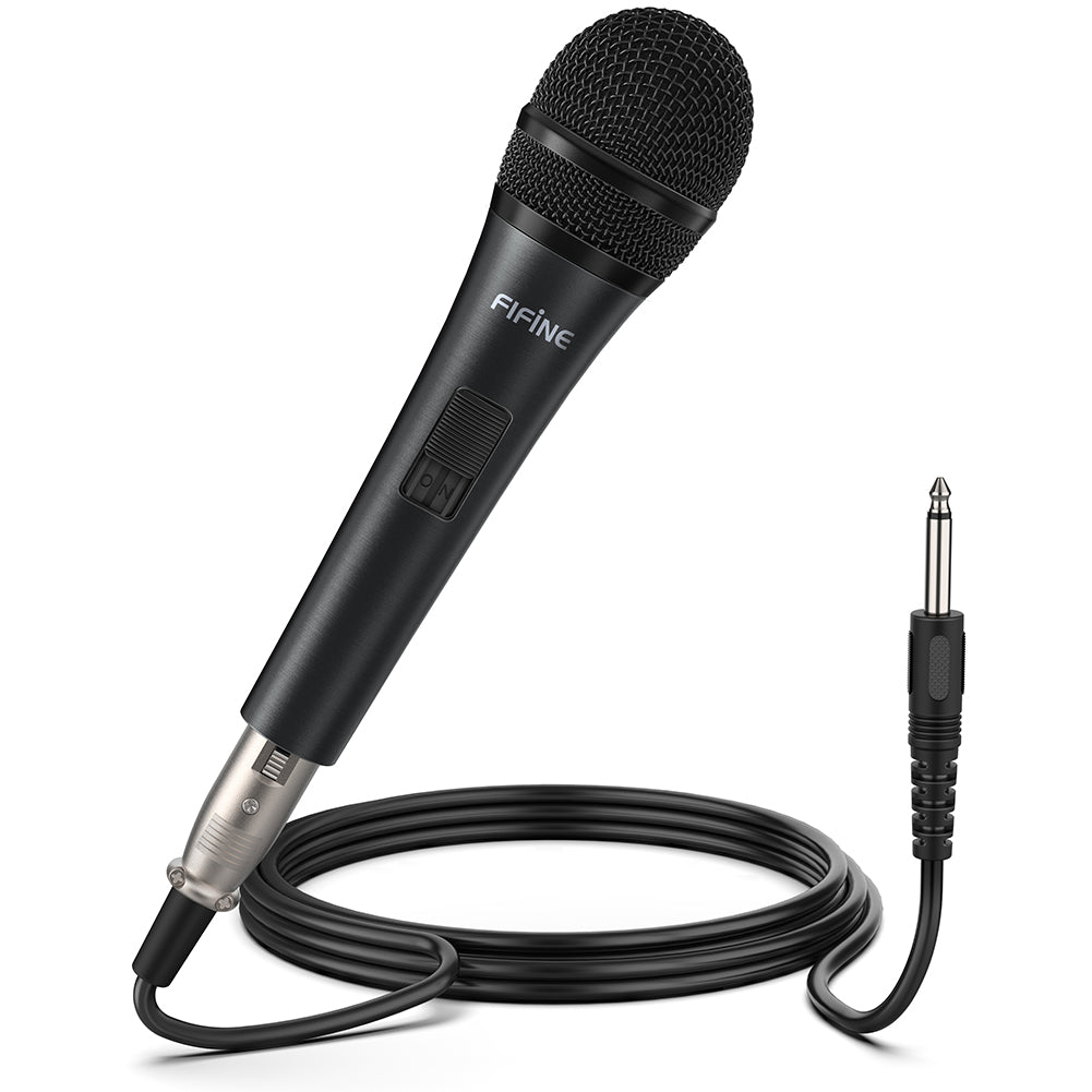 雑誌で紹介された FIFINE K6 Dynamic Handheld Microphone Plug & Play on Speaker 配信機器・PA機器・レコーディング機器