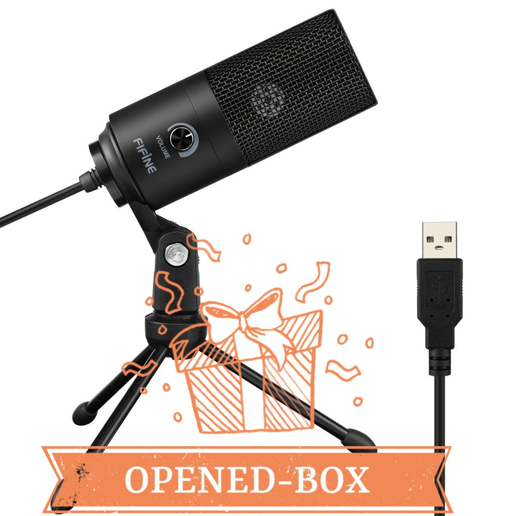 Opened-box FIFINE K669B USB Microphone